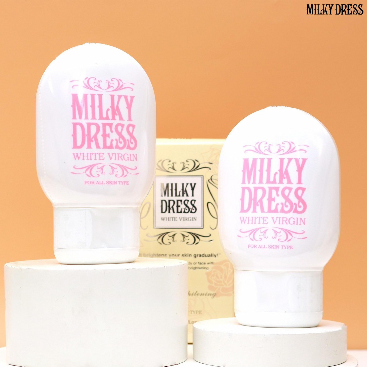 Tinh Chất Dưỡng Trắng Và Chống Lão Hóa Milky Dress The White Virgin 65g