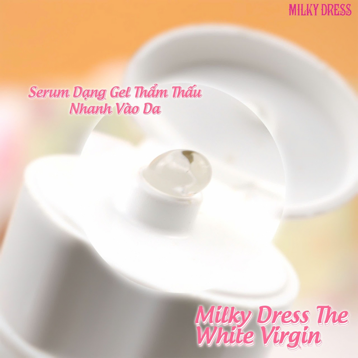 Tinh Chất Dưỡng Trắng Và Chống Lão Hóa Milky Dress The White Virgin 65g