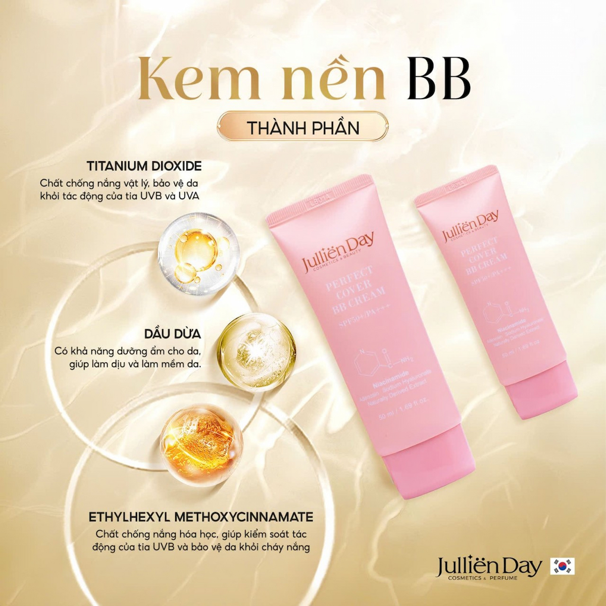 Mua 1 tặng 1: Tặng kem nền BB Cream khi mua tinh chất siêu phục hồi "6 in 1"