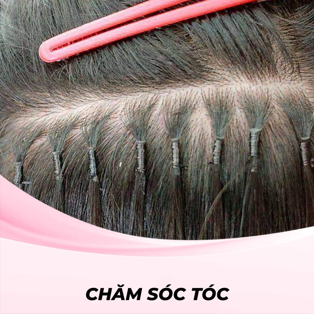 Nối tóc bằng sợi Elastic Silk