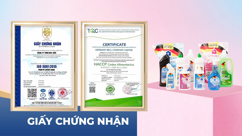 Báo thị trường tiêu dùng đưa tin: Jullien Day hợp tác chiến lược cùng tập đoàn Bell Đức: Được kiểm nghiệm, cấp chứng nhận tiêu chuẩn ISO, khẳng định chất lượng và an toàn sản phẩm