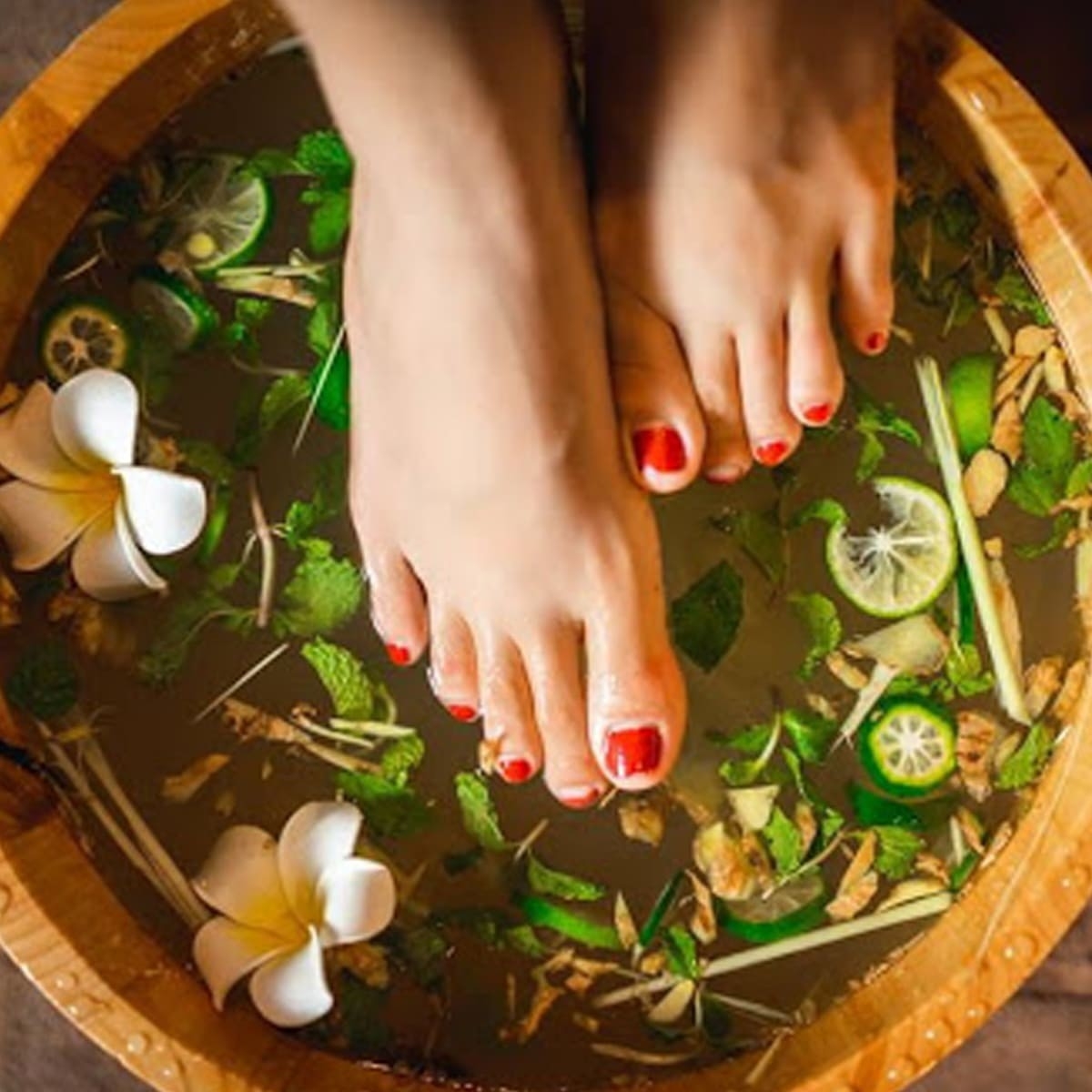Ngâm chân thảo dược