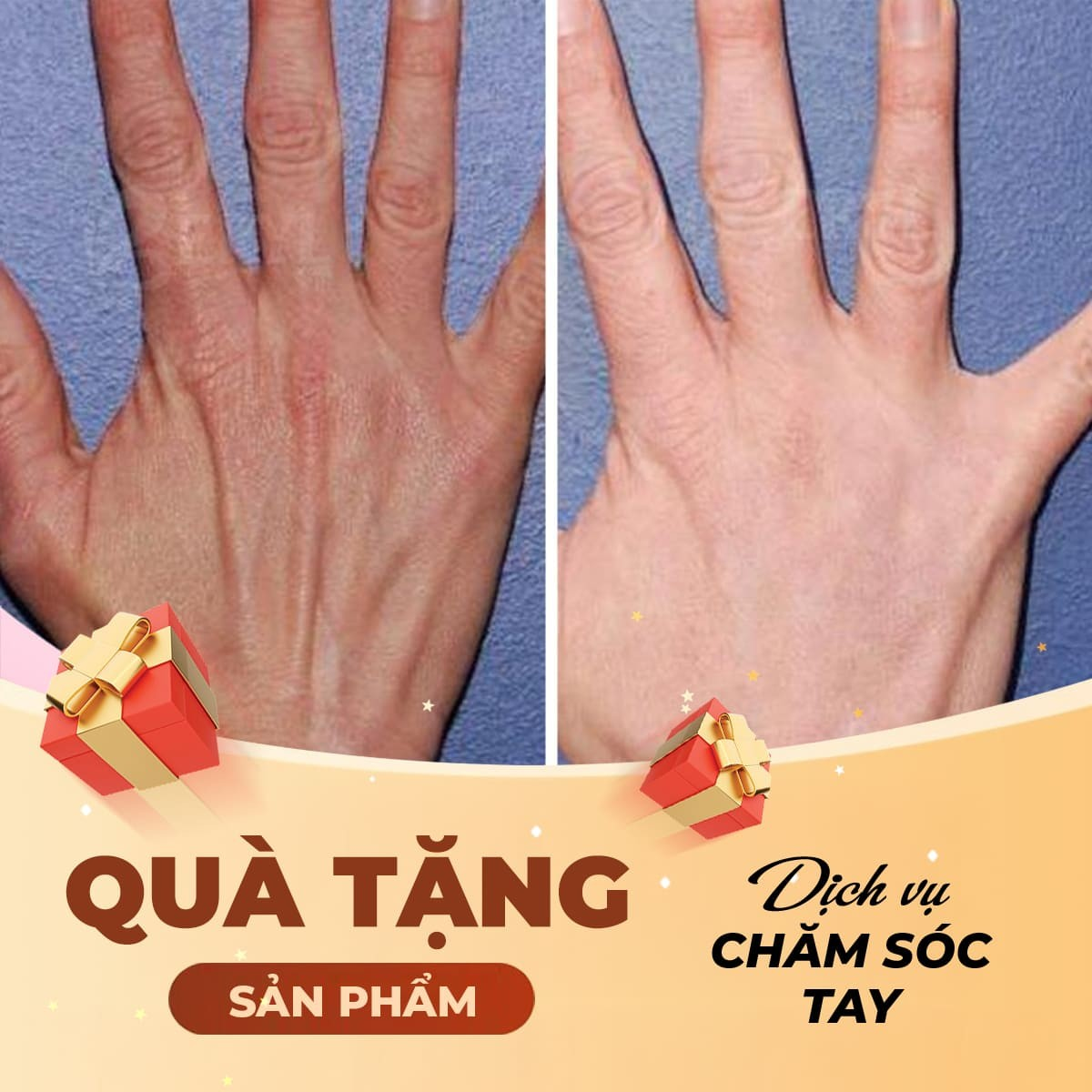 Tặng Sản Phẩm Làm Đẹp Khi Sử Dụng Dịch Vụ Chăm Sóc Tay Bằng Thảo Dược