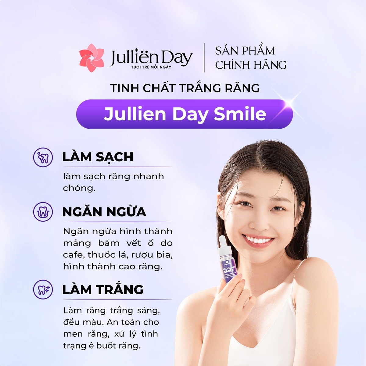 Tinh chất trắng răng Jullien Day - Jullien Day Smile 10ml