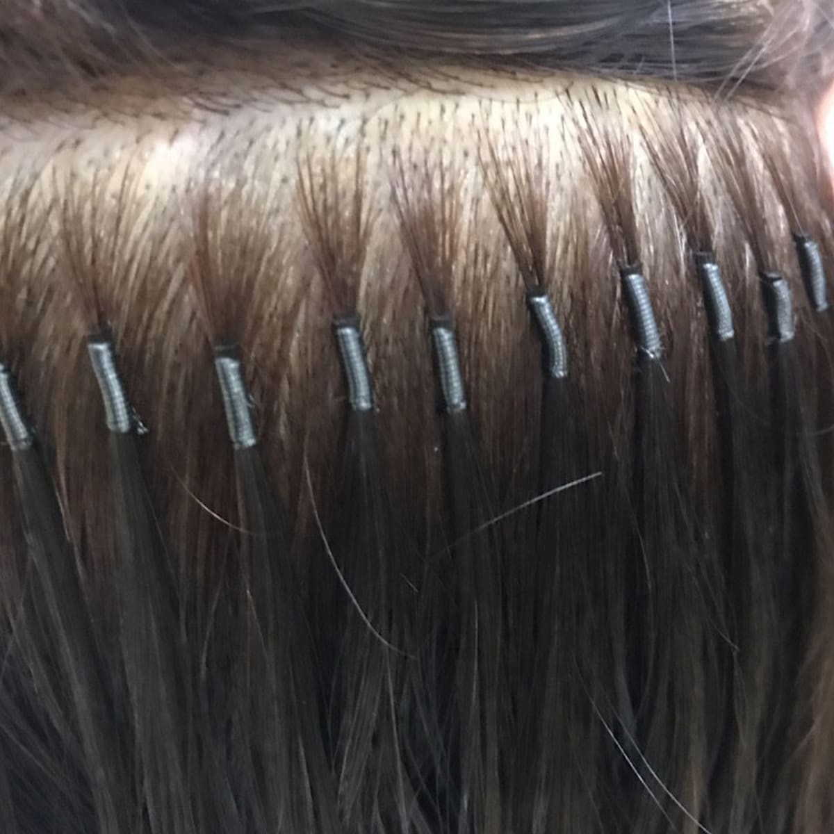 Nối tóc bằng sợi Elastic Silk