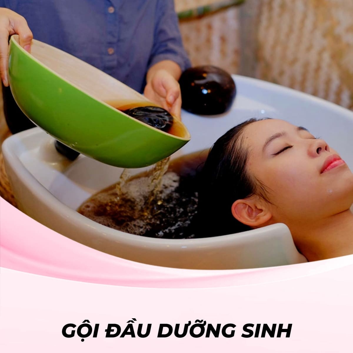 Gội đầu dưỡng + ủ tóc tinh chất khổ sâm Hàn Quốc