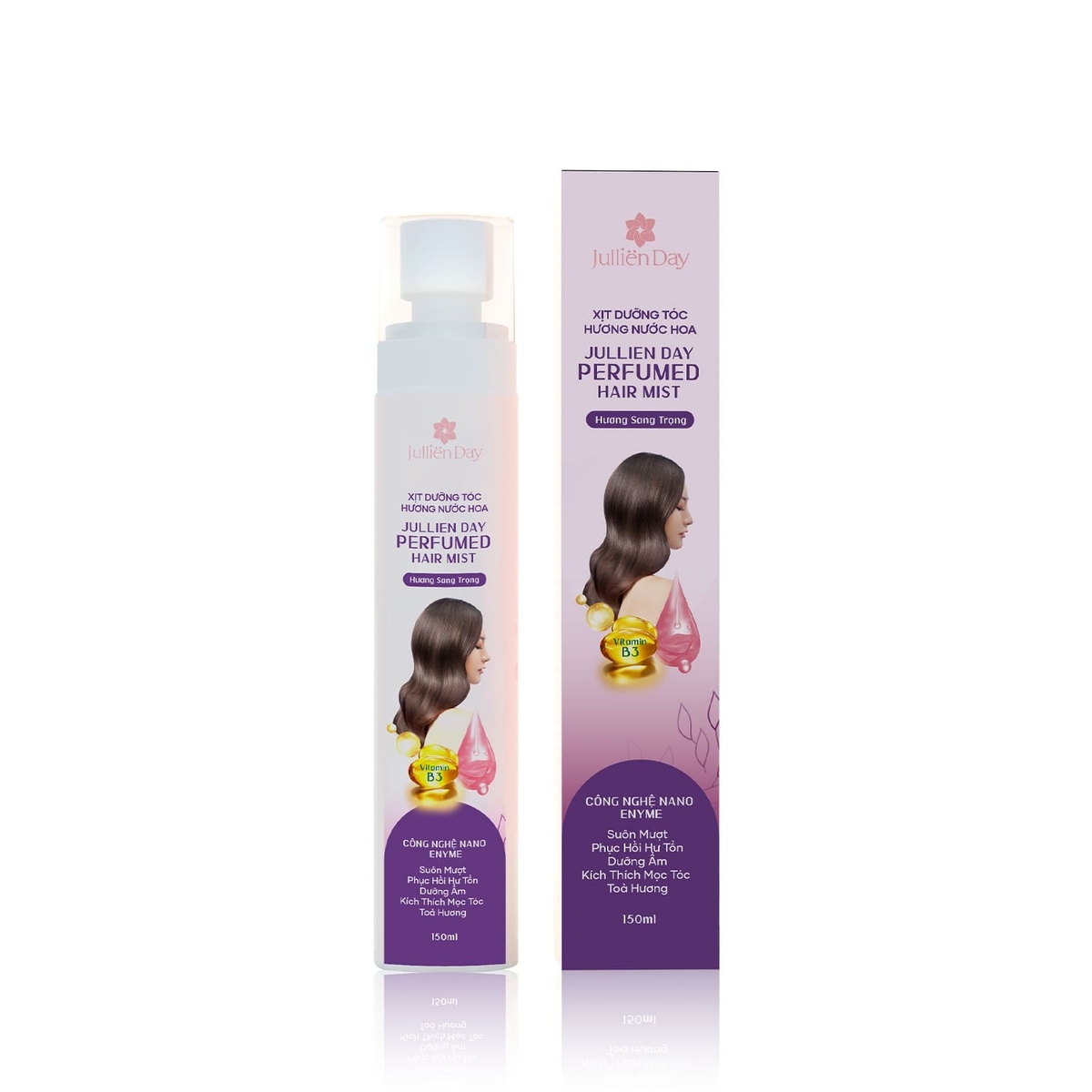 Flash sale: Tặng Dung dịch vệ sinh phụ nữ dạng bọt 150ml khi mua Xịt dưỡng tóc hương nước hoa sang trọng 150ml
