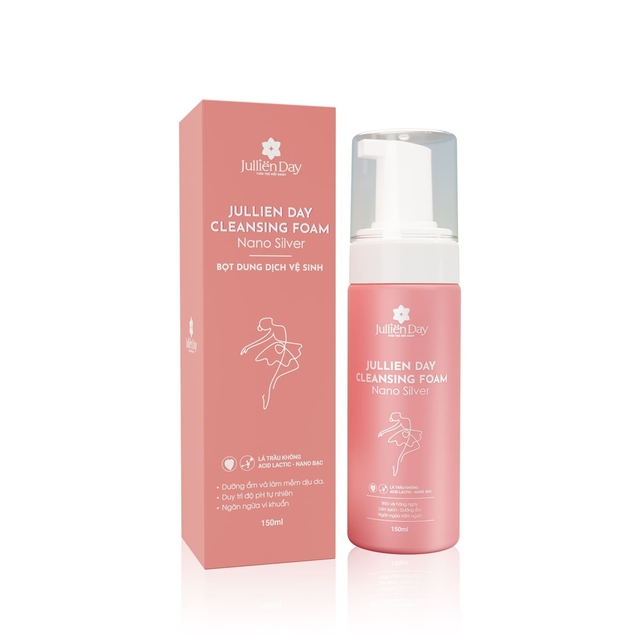 Dung Dịch Vệ Sinh Phụ Nữ Dạng Bọt - Jullien Day Cleansing Foam 150ml