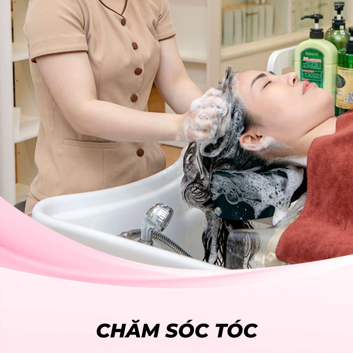 Cắt - Gội - Massage lưng, cổ vai gáy dành cho nữ