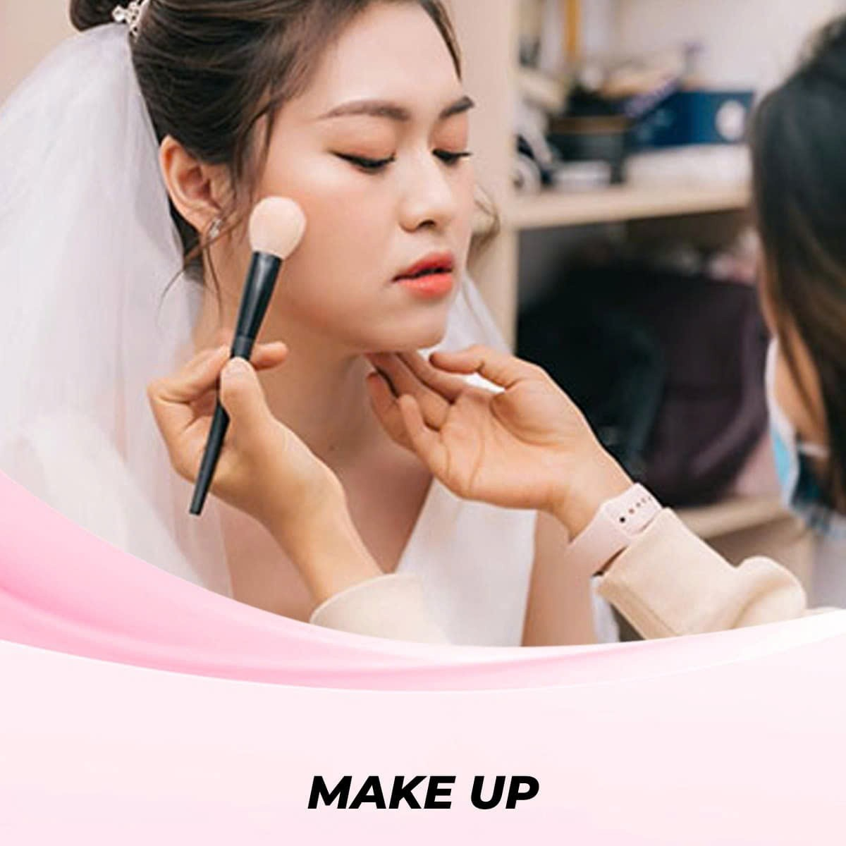 Make - up cô dâu lễ gia tiên tại tiệm