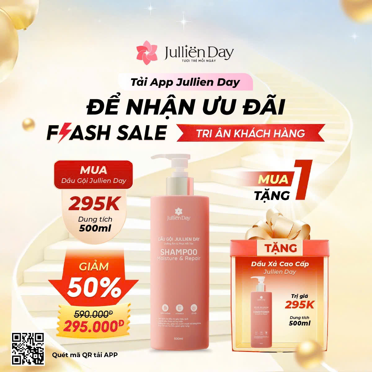 Dầu Gội Dưỡng Ẩm Jullien Day